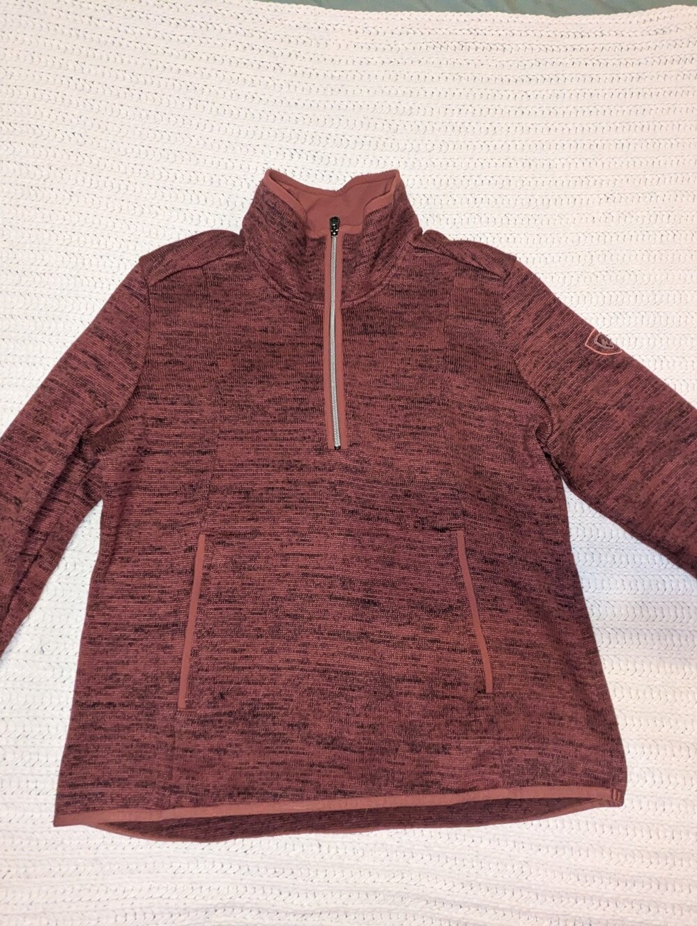 Kuhl Quarter-Zip Pullover in Dusty Rose